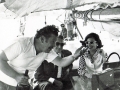 Viola with Onassis and Ustinov, Sailing Skorpios 1970